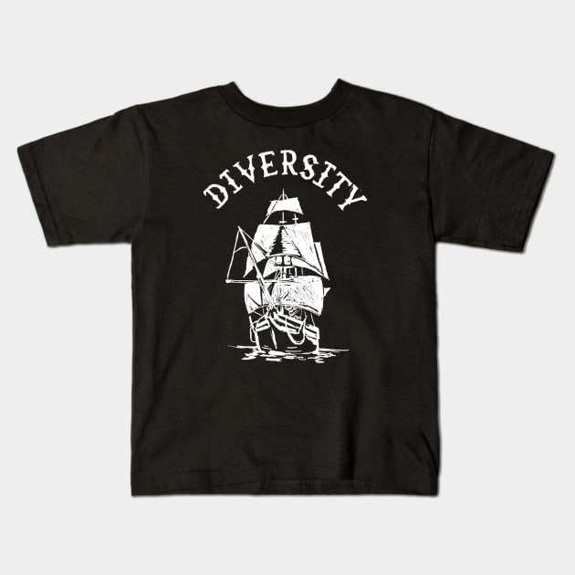 Diversity Kids T-Shirt by tenaciousva